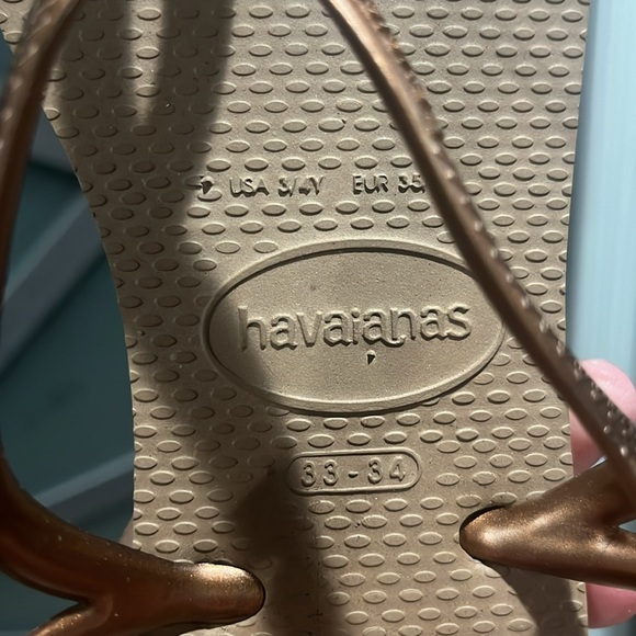Havaianas thong sandals bronze color - Picture 5 of 6